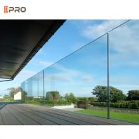 Buy cheap 316 Railing Clamp Spigots Frameless Glass Balustrade U Channel System Swimming product
