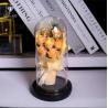 Buy cheap Wholesale Factory Ins Artificial LED Decorative Flowers Birthday Glass Dome Rose Bouquet Valentine's Day Quality Soap Roses from wholesalers