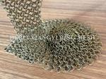 Buy cheap Metal Chain Link Bronze 3mm Ring Mesh Curtain Stainless Steel With Customized from wholesalers
