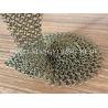 Buy cheap Metal Chain Link Bronze 3mm Ring Mesh Curtain Stainless Steel With Customized Pattern from wholesalers