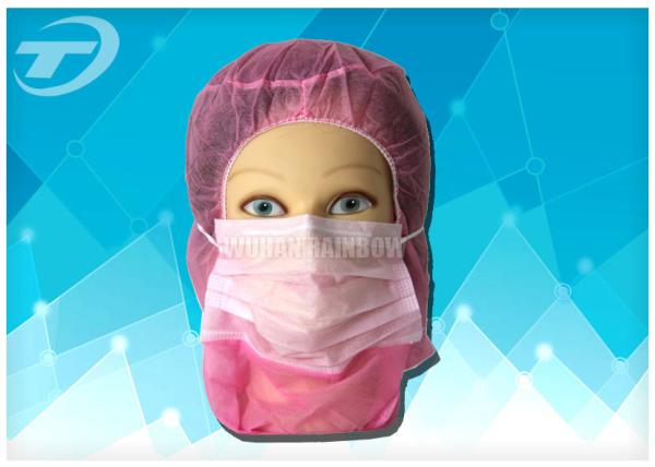 Buy cheap Disposable astronaut cap with face mask 2ply / 3ply earloop , made of polypropylene fabric from wholesalers