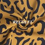 Digital Printing Activewear Nylon Knit Fabric Ocean Recycled Warm Up Suits