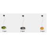Buy cheap Nordic Simple Colorful Glass Restaurant Pendant Lamps For Bar Living Dining Room Hanging Light(WH-AP-557) from wholesalers