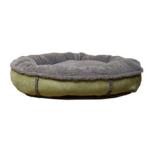 Luxury Suede Fabric Grey Memory Foam Dog Bed Warm Design Lightweight Non - Slip