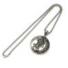 Buy cheap Fashion Jewelry Long Chain Round Skull Shape Stainless Steel Necklace from wholesalers