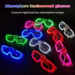LED Glasses Neon Sunglasses Light Up Glasses Party Articles Rave Costume Party