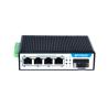 Buy cheap 4 Port Industrial Ethernet Switch 4*10/100MBase-T. 1*100MBase-X 4 Port Industrial Poe Switch from wholesalers