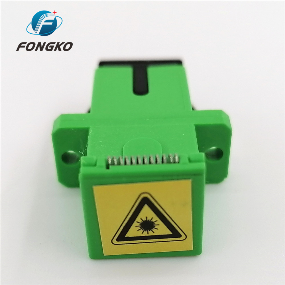 Manufacturer Optical fiber hybrid adapter Auto Shutter SC APC simplex flange fiber optical adapters
