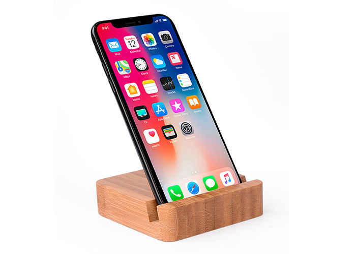 5200mAh Wooden Power Bank , Wireless Charging Bank With Holder Function