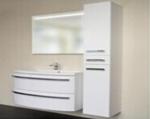 High glossy furniture,pure white lacquer bathroom cabinet,MDF Luxury bathroom