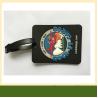 Buy cheap 3D embossed PVC Luggage Tag Durable Customized pvc silicone rubber coaster with logo from wholesalers