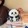 Buy cheap Panda Durable Compact Silicone Coin Bag With Zip Closure Crossbody Shoulder Bag Coin Wallet Bag School Office Supplies from wholesalers