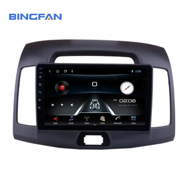 9 Inch 1+16GB 4 Core WIFI BT FM Mirror Link Car Stereo For Hyundai Elantra 2007
