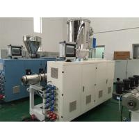 Buy cheap PLC Control HDPE / PE Pipe Production Line 2.2KW Cutter Power 12 Months Warranty product