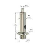Metal Cable Fastener Brass Cable Gripper Nickel Plated 1.5mm Diameter Wire Rope