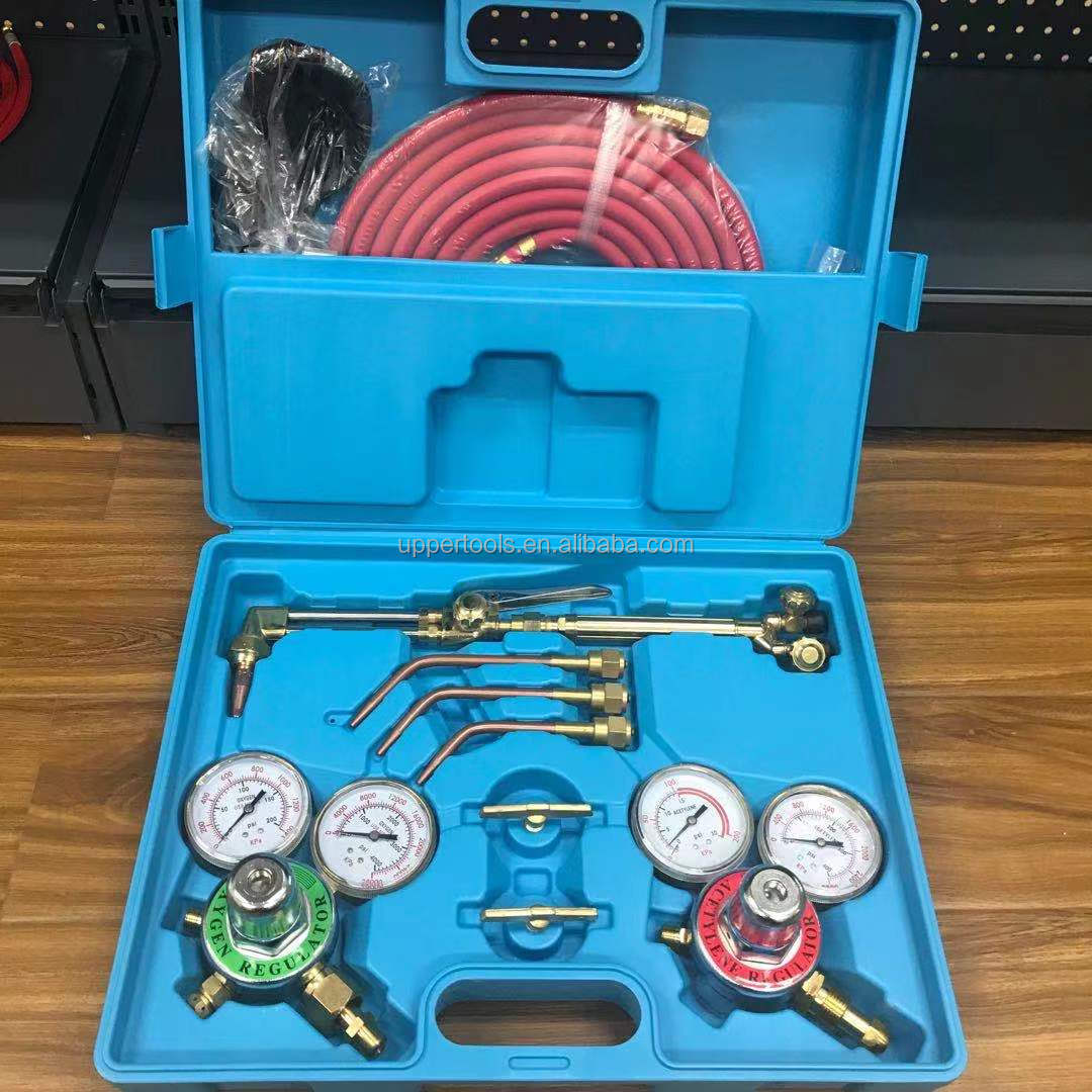 Portable Cutting Welding Gas Torch Set Oxygen Acetylene Welder Tool with 6KG Capacity