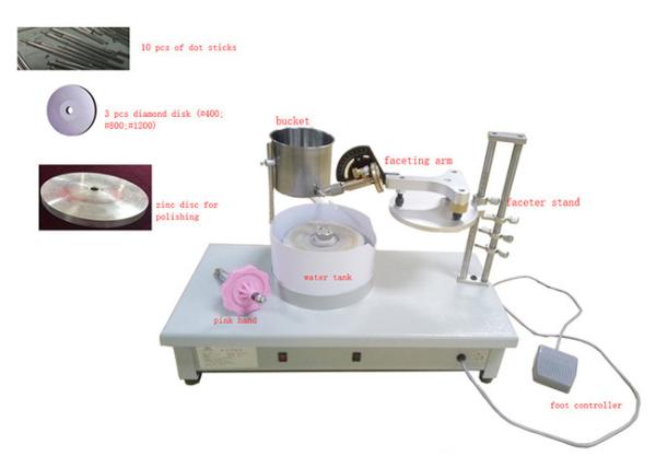 Buy cheap 170-180W Lapidary Machine with Polishing Faceting speed 2300-2800rpm from wholesalers