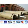 Buy cheap 50 KN 11M Height Conical Electric Power Pole ASTM A123 Galvanizing Standard from wholesalers