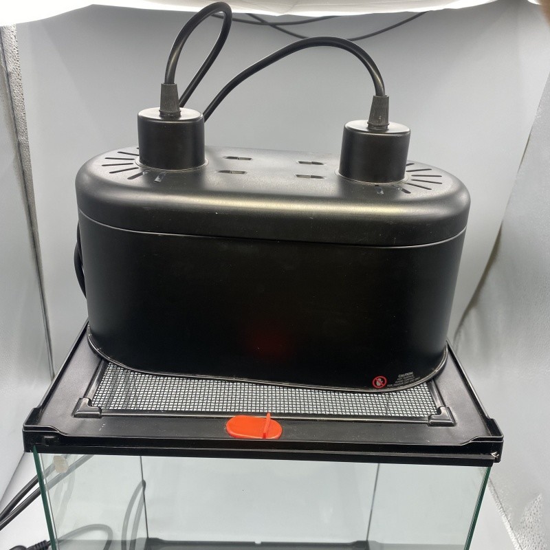 110-220V Reptile Heating Light Fixture For UVB Bulb And Heating Bulb In Glass Container