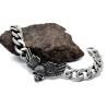 Buy cheap Men's Skull Stainless Steel Curb Chain Bracelet Punk Rock Style (JCE455) from wholesalers