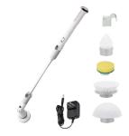 2150mah Electric Spin Scrubber Cleaning Brush 3.65v Floor Scrubbing 3 Replaceabl