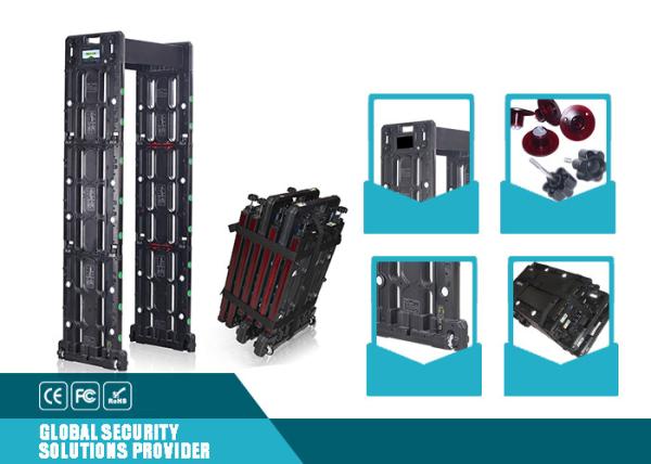 Buy cheap Outdoor Walk Through Metal Detector With APP Remote Intelligent Alarm Door from wholesalers