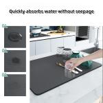 Quick Dry Absorbent Dish Draining Mat for Kitchen Cups Pad Stocked and