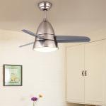 220V Ceiling Fans Lights with remote control Nordic modern children's 36 Inch