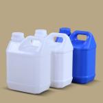 Transparent Square White Tamper Evident Screw Lids Jug Container for Liquid Food
