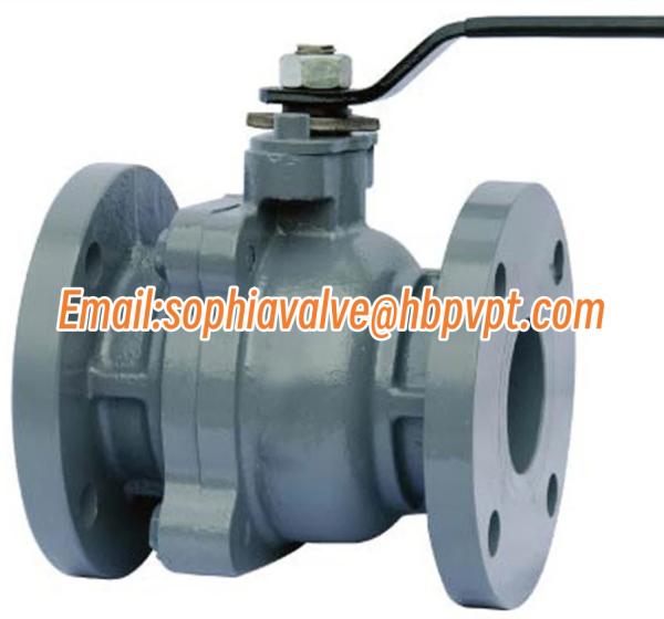 Buy cheap 10K 2-PC cast iron flanged ball valve from wholesalers