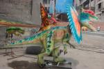 Indoor / Outdoor Decorative Animatronic Dinosaur Replicas Life Size For City