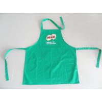 Buy cheap BSCI passed-Promotional Green apron with customer's printed logo product