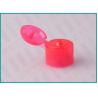 Buy cheap 20/410 Red Flip Top Plastic Caps Leakage Resistance For Hair Care Products from wholesalers