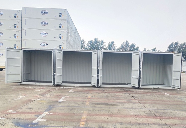 40ft One Side Door Opening Dry Shipping Container 40 40 Foot HC or GP Steel Material CSC Certified with Internal Dimensions