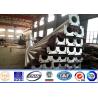 Buy cheap 9m 10m 12m Q235 HDG Street Light Poles With Cross Arm from wholesalers