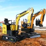 Rubber Track Excavator Micro Bagger 1 1.8 2 3 Ton Electric Mini Excavator