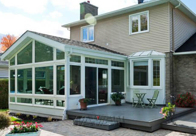 Bespoke 4 Season Sunroom Additions Home House Single Slope Roof