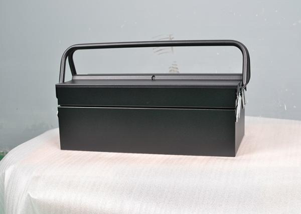 Buy cheap Black 18" Small 3 Trays Metal Cantilever Tool Box With 2 Handles To Store Tools from wholesalers
