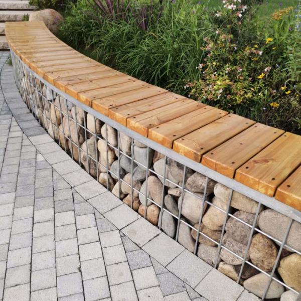 Buy cheap Public Street Bench Galvanised 3mm Welded Mesh Gabion from wholesalers