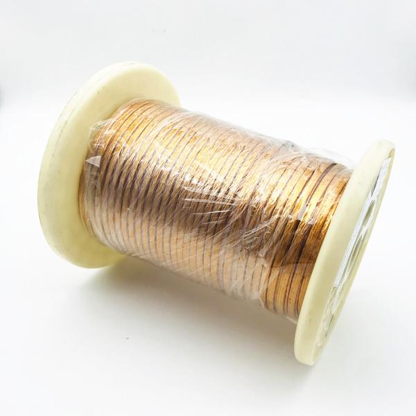Buy cheap 0.4mm * 60 Twist Copper Stranding Mylar Wire For Motor from wholesalers