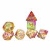 Buy cheap Color crystal resin desktop game dice set dnd dice from wholesalers
