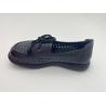 Buy cheap black breathable hollow lace-up comfortable women's shoes with soft soles from wholesalers