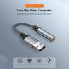 Buy cheap Audio Interface USB External Sound Card Microphone Earphone USB To 3.5MM Jack Aux Audio Sound Card Adapter from wholesalers