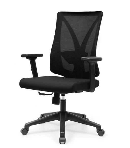 Buy cheap 360 Swivel Dia60mm Office Ergonomic Chairs Woven Mesh Backrest from wholesalers
