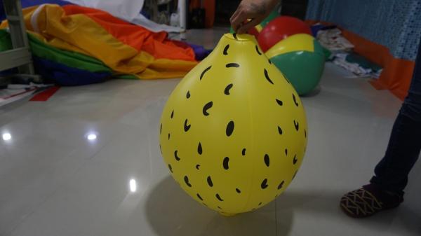 Buy cheap Durable Yellow 90cm Lemon Shaped Balloons With Digital Printing from wholesalers