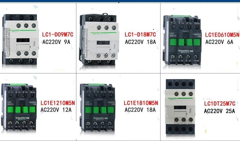 Original Schneider Contactor, circuit breaker, molded case circuit breaker, relay, switch power, button,