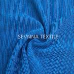 Recycled Textured Swimwear Fabric Digital Printing Bikini Beach Wear