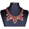 Buy cheap Luxury ladies retro colored crystal necklace woven wild from wholesalers