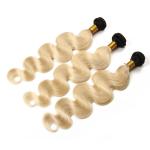 1b 613 Blonde Body Wave Indian Human Hair Bundles Grade 7A Virgin Hair