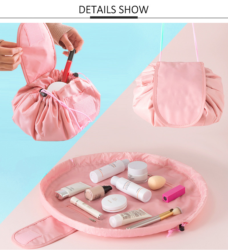 Custom Best Selling Chinese Foldable Drawstring Cosmetic Organizer Bag